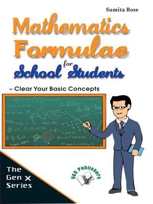 cover image of Mathematics formulae for school students